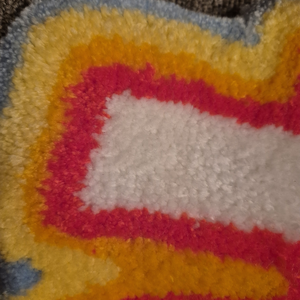 Colorful F-word Rug - Picture 2 of 5